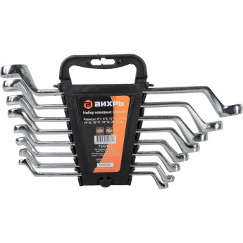 Набор накидных ключей ВИХРЬ 8 шт